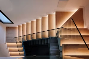 LED-Lit Timber Staircases
