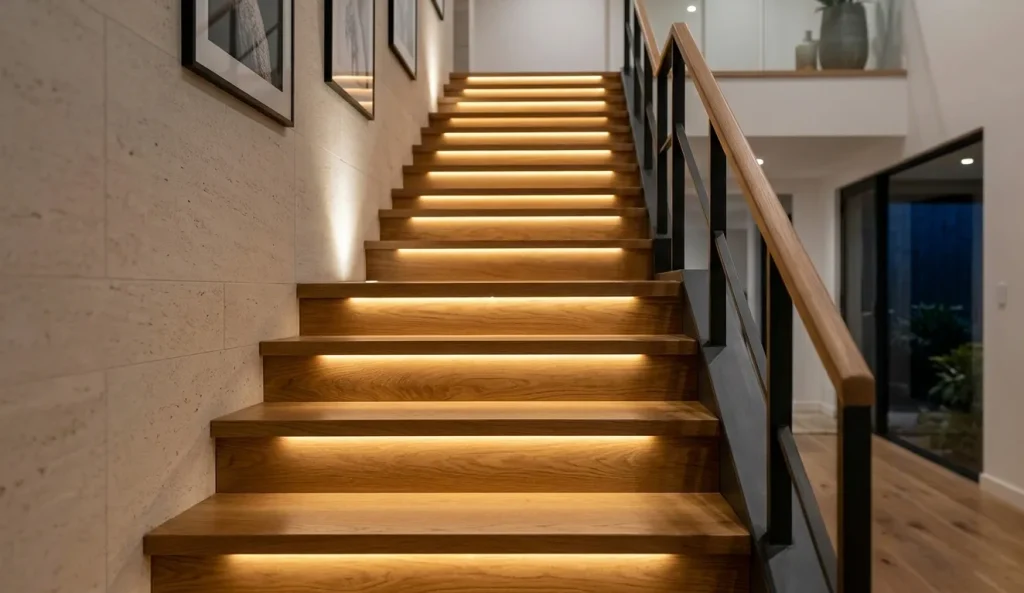 Timber Staircase Lighting Melbourne